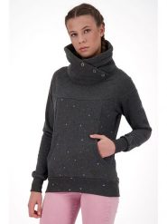 Alife and kickin Bluza "VioletAK" w kolorze antracytowym rozmiar: L. Czarne bluzy damskie Alife and Kickin, l, bez wzorów, z bawełny, bez kaptura. Za 114.17 zł.