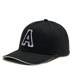 Czapka z daszkiem Alpha Industries. Czarne czapki z daszkiem damskie Alpha Industries, bez wzorów. Za 99.99 zł.