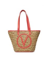 Valentino Torebka Samuela VBG90O02 Beżowy. Brązowe shopper bag Valentino, bez wzorów, z tworzywa sztucznego, bez dodatków. Za 279.99 zł.