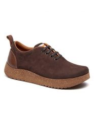 Comfortfusse Skórzane sneakersy w kolorze brązowym rozmiar: 36. Brązowe obuwie sportowe damskie Comfortfüße, z nubiku, bez zapięcia. Za 171.68 zł.