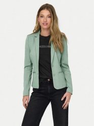 ONLY Marynarka Poptrash 15153144 Zielony Regular Fit. Zielone marynarki i żakiety damskie Only, m, bez wzorów, z syntetyku. Za 129.99 zł.