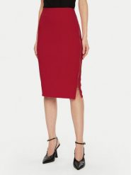 Rinascimento Spódnica ołówkowa CFC0121919003 Czerwony Regular Fit. Czerwone spódnice damskie Rinascimento, s, bez wzorów, z syntetyku. Za 179.99 zł.