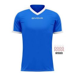 Koszulka piłkarska dla dorosłych Givova Revolution Interlock. Białe bluzki damskie Givova, xl, bez wzorów, sportowe, bez kołnierzyka, bez ramiączek. Za 32.40 zł.