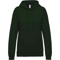 Bluza damska z kapturem Kariban. Czerwone bluzy damskie KARIBAN, m, bez wzorów, z bawełny, z kapturem. Za 144.00 zł.