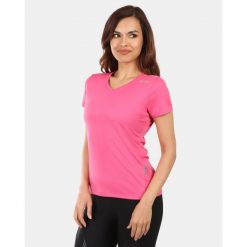 Damska koszulka funkcjonalna Kilpi DIMA-W. Czerwone koszulki damskie Kilpi, bez wzorów, bez kołnierzyka, bez ramiączek. Za 101.89 zł.