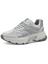 S.Oliver Sneakersy w kolorze szarym rozmiar: 37. Szare obuwie sportowe damskie S.Oliver, z materiału, bez zapięcia. Za 184.46 zł.