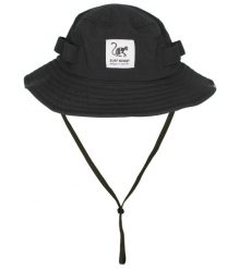 Czapka - UPF50 / wodoodporna - rozmiary S/M i L/XL (czarna). Czarne czapki damskie SURF MONKEY, bez wzorów, z materiału. Za 179.95 zł.
