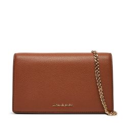 Torebka MICHAEL Michael Kors. Brązowe torebki wieczorowe damskie MICHAEL Michael Kors, bez wzorów, bez dodatków. Za 569.99 zł.