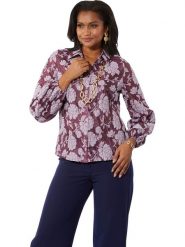 WITT WEIDEN Bluzka w kolorze fioletowym rozmiar: 48. Różowe bluzki damskie WITT WEIDEN, bez wzorów, bez kołnierzyka, bez ramiączek. Za 48.45 zł.