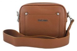 Listonoszka skórzana BARBERINI'S j. brązowa 707-12. Brązowe shopper bag Barberinis, z aplikacjami, ze skóry, bez dodatków. Za 219.99 zł.