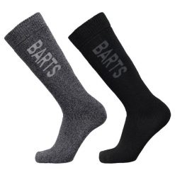 Skarpety narciarskie Barts Basic 2 Pack. Czarne skarpetki damskie Barts, bez wzorów. Za 119.00 zł.