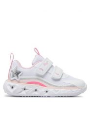Primigi Sneakersy 5965600 Biały. Białe buty sportowe dziewczęce Primigi, bez wzorów, ze skóry, bez zapięcia. Za 269.99 zł.