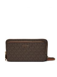 MICHAEL Michael Kors Torebka Jet Set 32F5GJ6C7B Brązowy. Brązowe listonoszki damskie MICHAEL Michael Kors, bez wzorów, z materiału, bez dodatków. Za 679.99 zł.