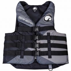 Kamizelka asekuracyjna Spinera Deluxe Nylon. Czarne kamizelki damskie SPINERA, l, bez wzorów, z nylonu, bez kaptura. Za 265.00 zł.