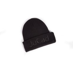 Czapka JuCad. Czarne czapki damskie JUCAD, na zimę, bez wzorów, z bawełny. Za 146.50 zł.