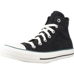 Buty CONVERSE CHUCK TAYLOR ALL STAR CONTRAST SUEDE Czarny. Czarne obuwie trekkingowe damskie Converse, z tkaniny, bez zapięcia. Za 363.50 zł.