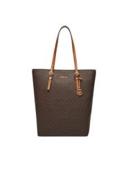 MICHAEL Michael Kors Torebka Quinn 30S5GQNT3B Brązowy. Brązowe shopper bag MICHAEL Michael Kors, bez wzorów, ze skóry, bez dodatków. Za 739.99 zł.