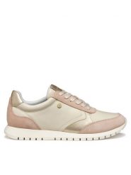 Geox Sneakersy D Sukie 2.0 D55YPC 08522 C1S8Z Beżowy. Brązowe obuwie sportowe damskie Geox, ze skóry, bez zapięcia. Za 339.99 zł.