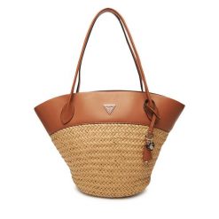Torebka Guess. Brązowe torebki klasyczne damskie Guess, bez dodatków. Za 429.99 zł.