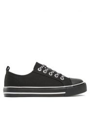 DeeZee Trampki CSS20377-13 Czarny. Czarne trampki dziewczęce DeeZee, bez wzorów, z materiału, bez zapięcia. Za 79.99 zł.