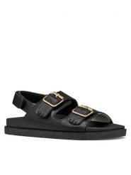 Geox Sandały J Sandal Foammentera J65P0A 000BC C9999 D Czarny. Czarne sandały dziewczęce Geox, ze skóry, bez obcasa, bez zapięcia. Za 269.99 zł.