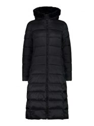 CMP Płaszcz pikowany w kolorze czarnym rozmiar: 34. Czarne płaszcze damskie CMP, bez wzorów, bez kaptura. Za 324.26 zł.