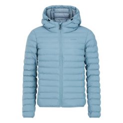 Kurtka puchowa z kapturem dla kobiet Protest Ice. Niebieskie kurtki damskie Protest, na zimę, bez wzorów, z puchu, z kapturem. Za 383.00 zł.