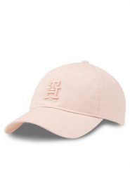 Tommy Hilfiger Czapka z daszkiem Beach Summer Soft Cap AW0AW16170 Różowy. Czerwone czapki z daszkiem damskie Tommy Hilfiger, bez wzorów, z materiału. Za 119.99 zł.