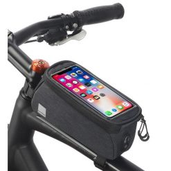 Sakwa rowerowa na ramę SAHOO. Szare torebki klasyczne damskie SAHOO, z nylonu, bez dodatków. Za 61.99 zł.