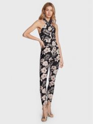Pinko Kombinezon Taccagno 100743 A0OQ Czarny Slim Fit. Czarne sukienki damskie Pinko, bez wzorów, z syntetyku, bez ramiączek. Za 609.99 zł.