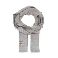 Szalik MOSCHINO. Szare szaliki damskie MOSCHINO, bez wzorów. Za 589.99 zł.