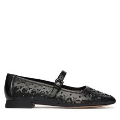 Baleriny Caprice. Czarne balerinki damskie Caprice, bez wzorów. Za 399.99 zł.