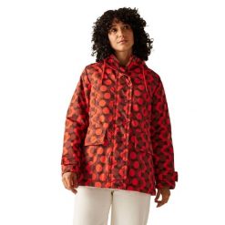 Kobiety/Panie Orla Kiely Kwiatowy Średniej Długości Wodoodporna Kurtka. Czerwone kurtki damskie Regatta, m, bez wzorów, z materiału, z kapturem. Za 225.99 zł.
