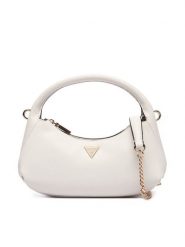 Guess Torebka Gilda Mini HWZG97 47730 Kremowy. Białe torebki wieczorowe damskie Guess, z aplikacjami, ze skóry, bez dodatków. Za 494.99 zł.