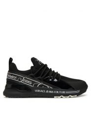 Versace Jeans Couture Sneakersy 79VA3SA8 ZSC96 899 Czarny. Czarne obuwie sportowe damskie Versace Jeans Couture, z jeansu, bez zapięcia. Za 479.99 zł.