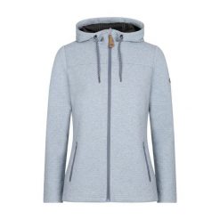 Trespass Raniya - Damska codzienna bluza z kapturem w kolorze chłodnego błękitu. Czarne bluzy damskie Trespass, na zimę, z aplikacjami, z materiału, z kapturem. Za 253.05 zł.