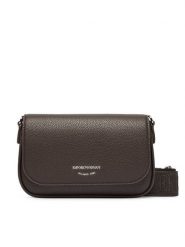 Emporio Armani Torebka EW000538 AF12036 M6458 Brązowy. Brązowe listonoszki damskie Emporio Armani, bez wzorów, ze skóry, bez dodatków. Za 869.99 zł.