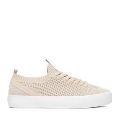Tenisówki Nautica. Brązowe trampki damskie Nautica, bez wzorów, bez zapięcia. Za 149.99 zł.