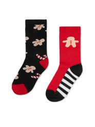 Action Boy Skarpety długie 8KB-005-AW23 (2-pack) Kolorowy. Skarpetki chłopięce Action Boy, bez wzorów, z materiału. Za 29.99 zł.