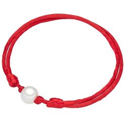 Valero Pearls Bransoletka z pereł Satyna Perła hodowlana słodkowodna czerwony Bransoletki 1 ct Damski. Czerwone bransoletki damskie Valero Pearls. Za 159.99 zł.