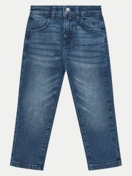 United Colors Of Benetton Jeansy 45ONGE01W Niebieski Skinny Fit. Niebieskie jeansy dziewczęce United Colors Of Benetton, bez wzorów, z bawełny. Za 49.99 zł.
