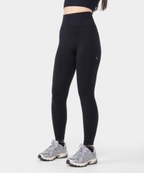 Legginsy bezszwowe dla kobiet na siłownię Carpatree Dopamine Buzz. Czarne legginsy sportowe damskie Carpatree, xs, bez wzorów, z elastanu, z podwyższonym stanem, na fitness i siłownię. Za 159.99 zł.