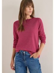 Cecil Koszulka w kolorze czerwonym rozmiar: L. Czerwone koszulki damskie Cecil, l, bez wzorów, bez kołnierzyka, bez ramiączek. Za 91.77 zł.