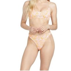 Dół od bikini Volcom Coco Bikini Bottom. Białe bikini Volcom, bez wzorów, z elastanu. W wyprzedaży za 136.00 zł.