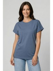 Alife and kickin Koszulka "Magdalena" w kolorze niebieskim rozmiar: XXL. Niebieskie bluzki damskie Alife and Kickin, xxl, bez wzorów, bez kołnierzyka, bez ramiączek. Za 43.99 zł.