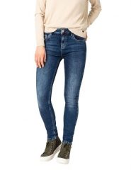 Timezone Dżinsy "Aleena" - Skinny fit - w kolorze granatowym rozmiar: W25/L32. Niebieskie jeansy damskie Timezone, z podwyższonym stanem. Za 96.60 zł.