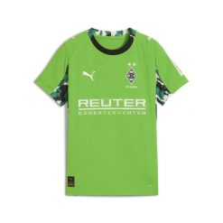 Młodzieżowa koszulka wyjazdowa Borussia Mönchengladbach 25/26 PUMA. Biała bluzki damskie Puma, m, bez wzorów, młodzieżowe, bez kołnierzyka, bez ramiączek. Za 349.00 zł.