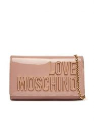 LOVE MOSCHINO Torebka JC4251PP0OKE160A Różowy. Czerwone torebki wieczorowe damskie Love Moschino, bez wzorów, ze skóry, bez dodatków. Za 719.99 zł.