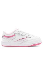 Reebok Sneakersy Club C Revenge IG2609 Biały. Białe buty sportowe dziewczęce Reebok, ze skóry, bez zapięcia. Za 179.99 zł.