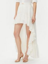 Marciano Guess Spódnica maxi 5GGD34 7317A Biały Regular Fit. Białe spódnice damskie Marciano Guess, z aplikacjami, z syntetyku, maxi. Za 749.99 zł.